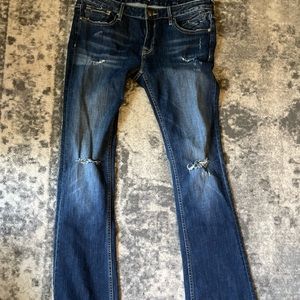 Vigoss Chelsea jeans with distress.